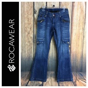 🐞RocaWear cargo jean Flare size 5/6